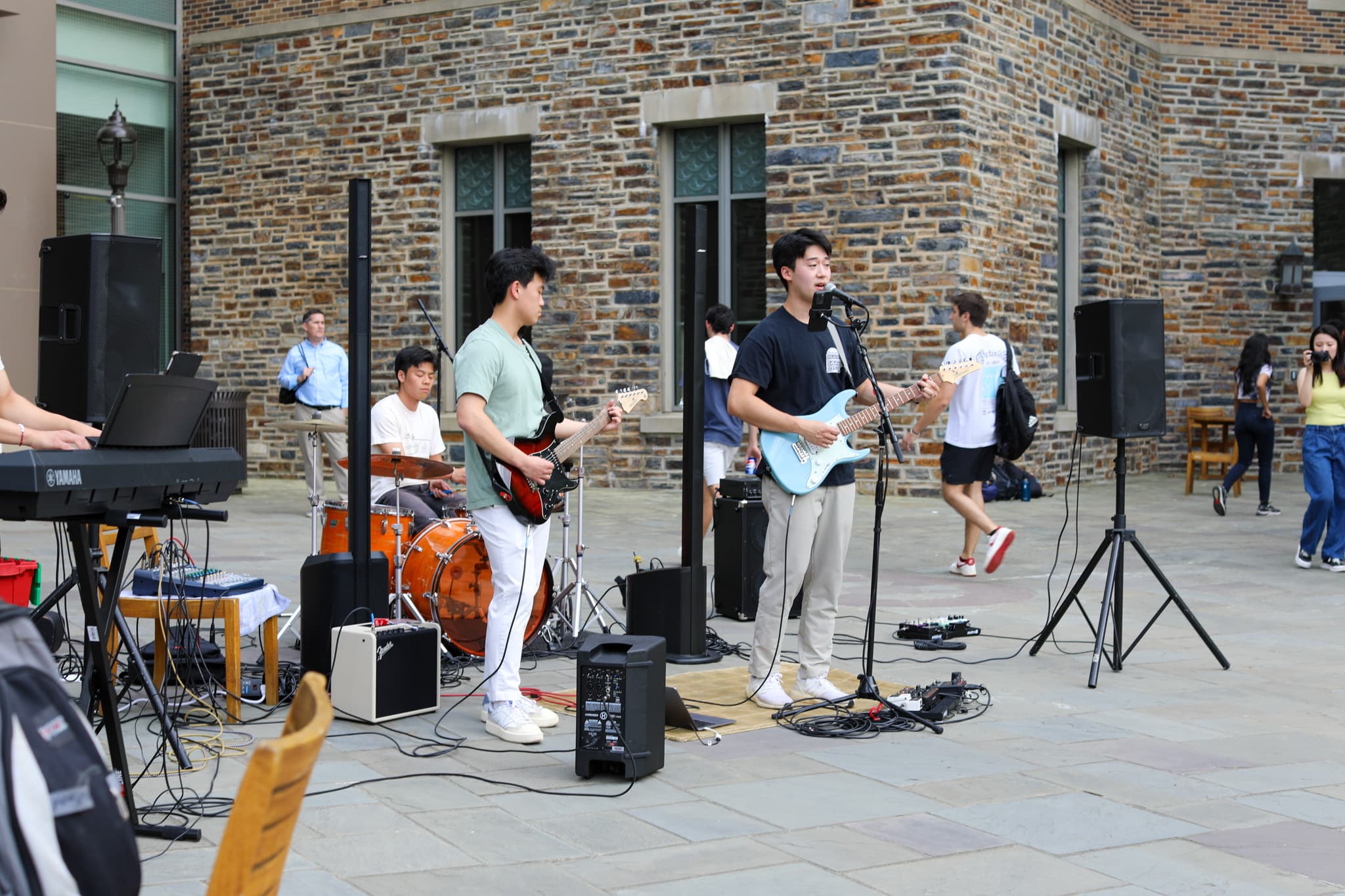 Pictures and videos from the E-Picnic event hosted by the Engineering Student Government on Harrington Quad.