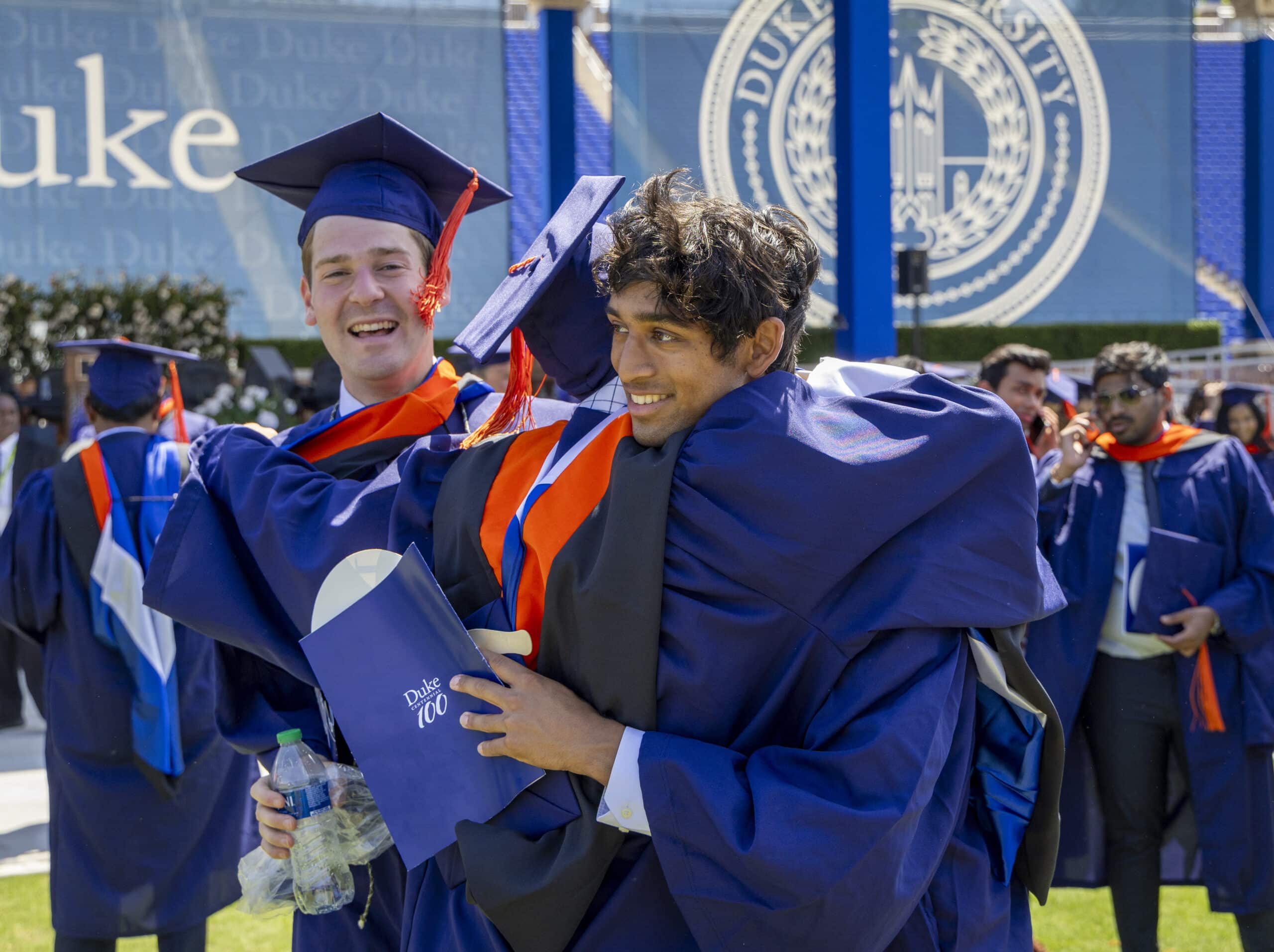 Class of 2024 in Wallace Wade Stadium on May 12, 2024. This year, the Class of 2024 was the 100th class to graduate from Duke University as Duke celebrates its Centennial