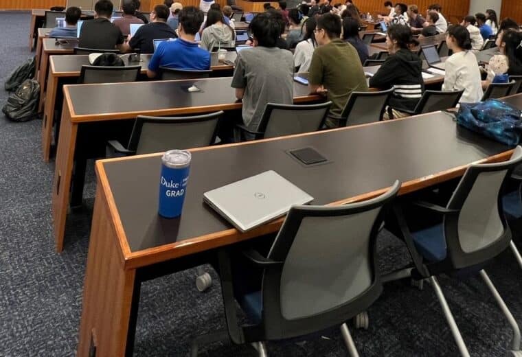 Students in classroom