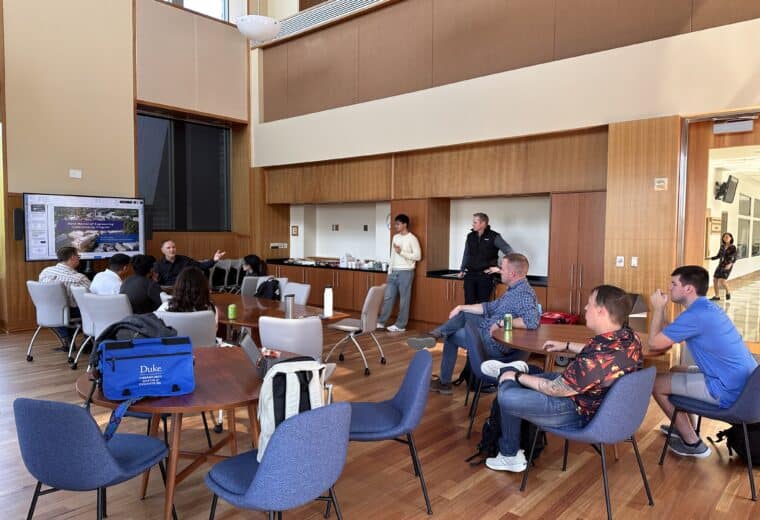 Cybersecurity students at Duke